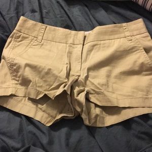 J. CREW factory chino shorts in khaki